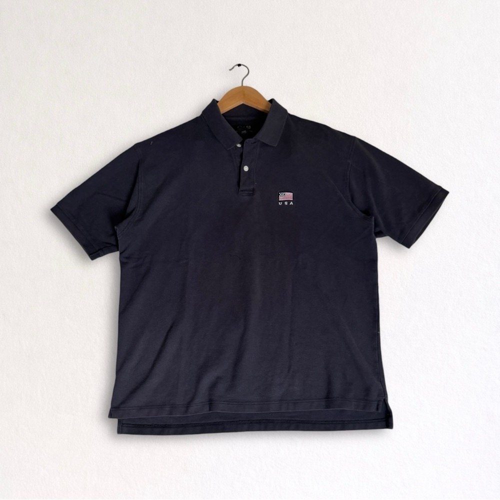 C&B Sport USA Flag Polo Shirt – Men’s Large